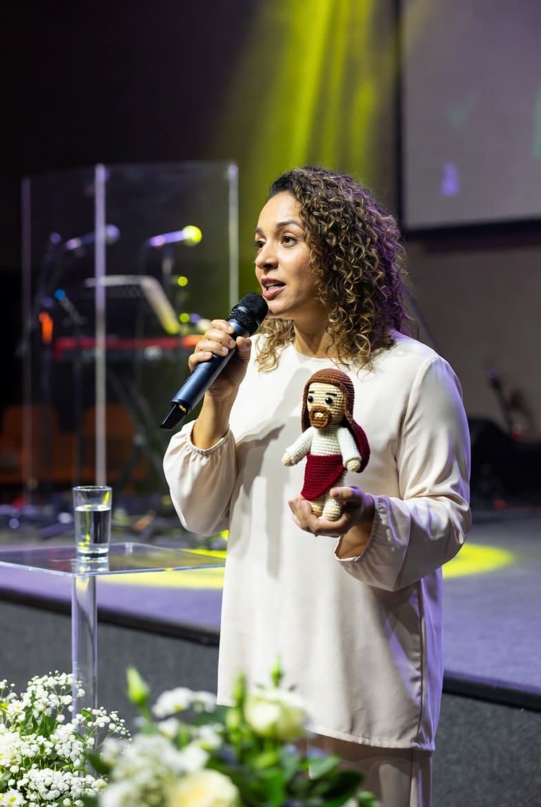 Márcia, artesã e criadora do Crochê Gospel