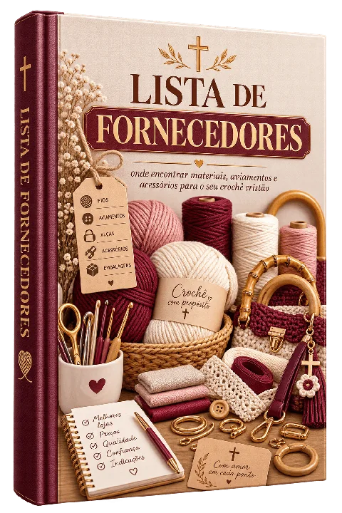 Lista de Fornecedores de materiais, aviamentos e acessórios para crochê